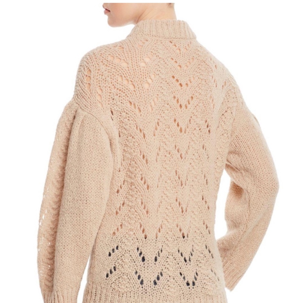 NWOT  KATE SPADE Cozy Pointelle Alpaca Sweater, M - Picture 2 of 6